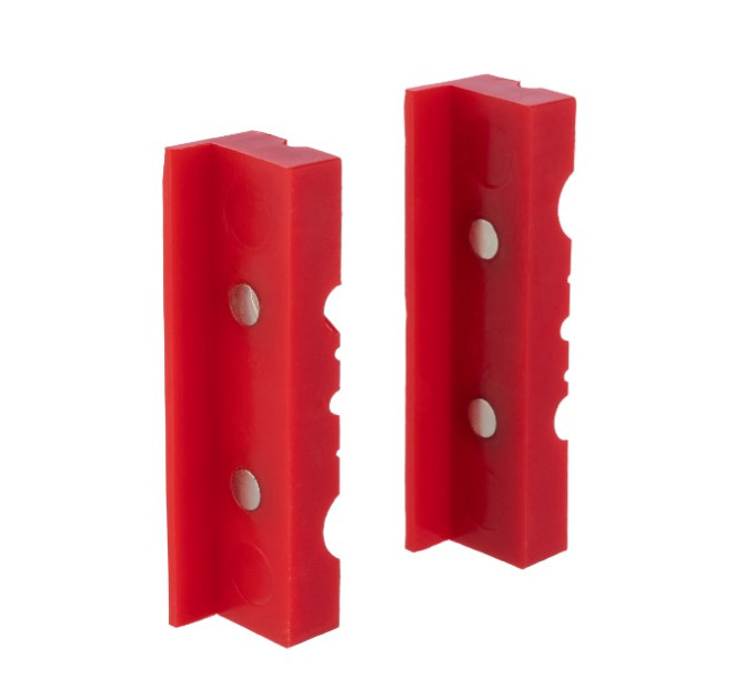 Губки резиновые для тисков 100 мм, магнитные INTERTOOL HT-0098