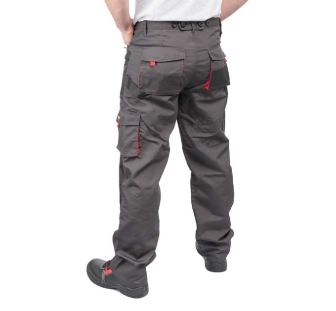 Брюки рабочие 80% полиэстер, 20% хлопок, плотность 260 г/м², M INTERTOOL SP-3012