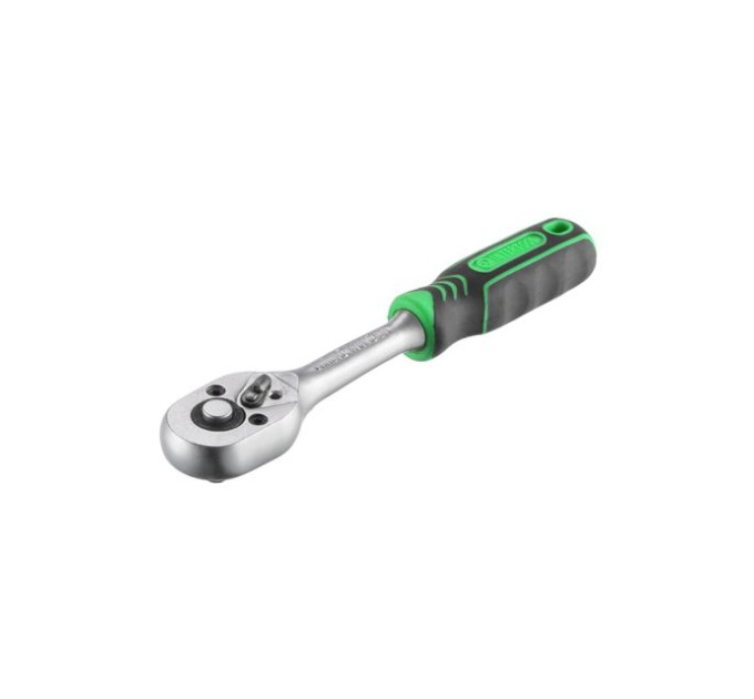 Рукоятка с храповым механизмом 1/4", 72 зуба, Cr-V INTERTOOL HT-2124