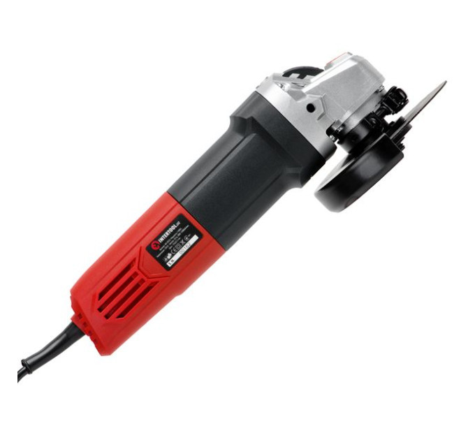 Шлифмашина угловая 1100 Вт, 125 мм, регулировка оборотов 3000-12000 об/мин INTERTOOL WT-0223