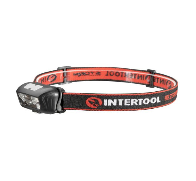Фонарь налобный аккумуляторный, 6 режимов работы, сенсор, STORM INTERTOOL LB-0310