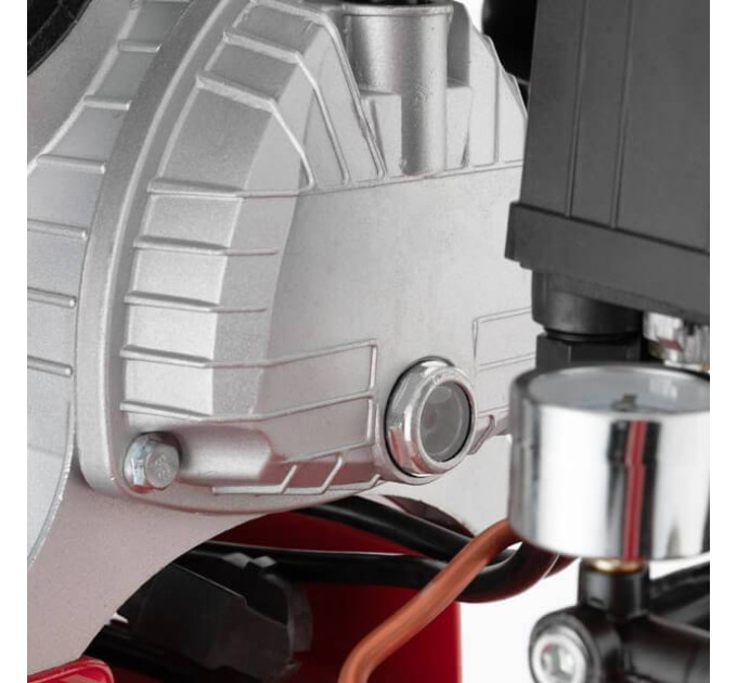 Компрессор 100 л, 2,23 кВт, 220 В, 10 атм, 354 л/мин, 2 цилиндра INTERTOOL PT-0005