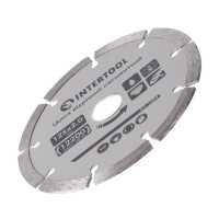 Диск сегментный отрезной 125 мм, алмазный 16-18% INTERTOOL CT-1002