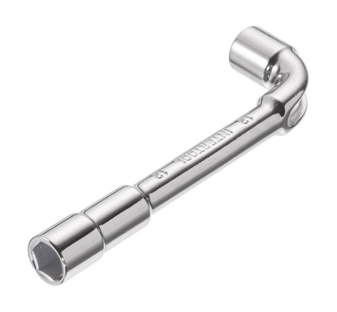 Ключ торцевой с отверстием L-образный 12 мм INTERTOOL HT-1612