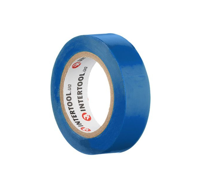 Лента изоляционная 10 м, 17*0.15 мм, синяя INTERTOOL IT-0010