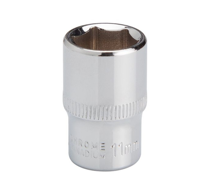 Головка шестигранна STORM 1/4", 11 мм, Cr-V INTERTOOL ET-0441