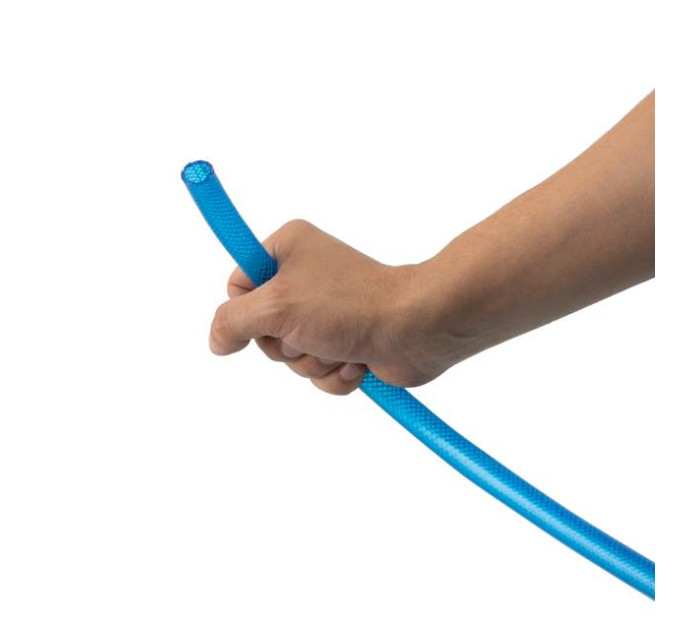 Шланг для воды, 3 слойный, синий, 1/2", 10 м, армированный, PVC INTERTOOL GE-4051