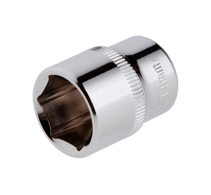 Головка шестигранная STORM 1/4", 14 мм, Cr-V INTERTOOL ET-0444