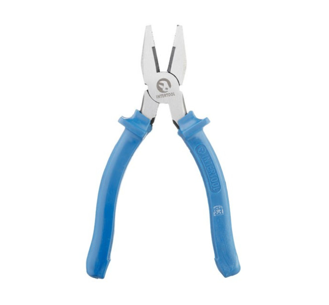 Плоскогубцы 180 мм INTERTOOL HT-0102