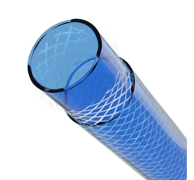 Шланг для воды, 3 слойный, синий, 1/2", 10 м, армированный, PVC INTERTOOL GE-4051