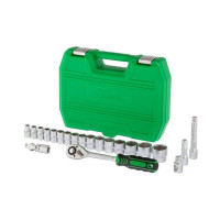 Набор инструментов 1/2", 21 ед. INTERTOOL ET-6021SP