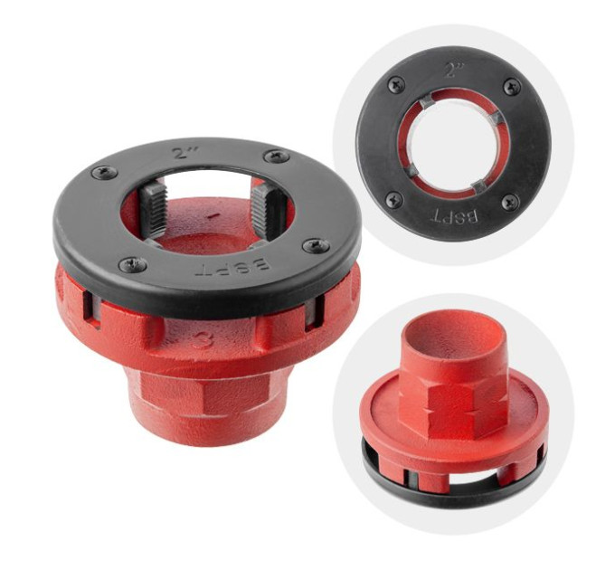 набор плашек для нарезки резьбы 1 1/2"; 2", 2 ед. INTERTOOL SD-8002