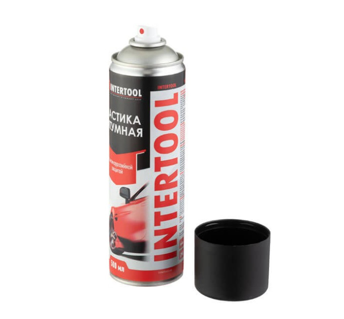 Мастика битумная, аэрозоль 500 мл INTERTOOL FS-6850