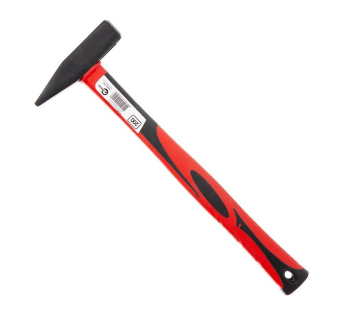 Молоток 200 г, ручка из фибергласса INTERTOOL HT-0202