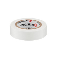 Стрічка ізоляційна 10 м, 17*0.15 мм, біла INTERTOOL IT-0033