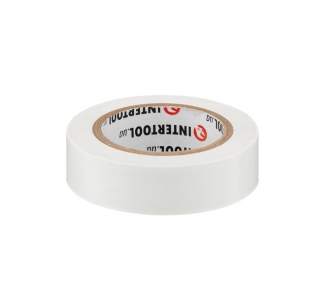 Лента изоляционная 10 м, 17*0.15 мм, белая INTERTOOL IT-0033