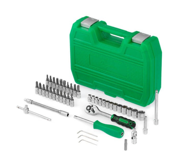 Набор инструментов, 46 ед., 1/4" INTERTOOL ET-6046SP
