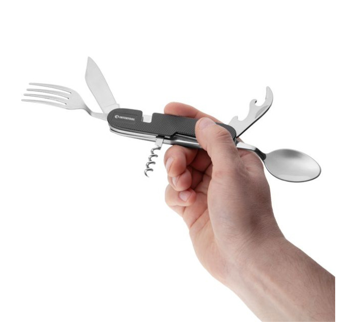 Мультиінструмент туристичний, 8 в 1, чохол INTERTOOL HT-0544