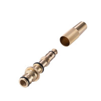 Комплект латунная насадка для полива 1/2", коннектор с аквастопом 1/2", коннектор 1/2", адаптер 1/2" и 3/4", STORM INTERTOOL GE-1426