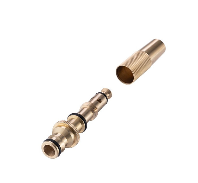 Комплект латунная насадка для полива 1/2", коннектор с аквастопом 1/2", коннектор 1/2", адаптер 1/2" и 3/4", STORM INTERTOOL GE-1426