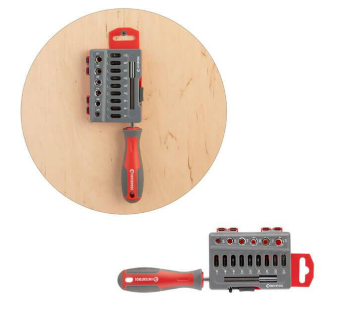Викрутка з комплектом насадок 16 од. INTERTOOL VT-3345