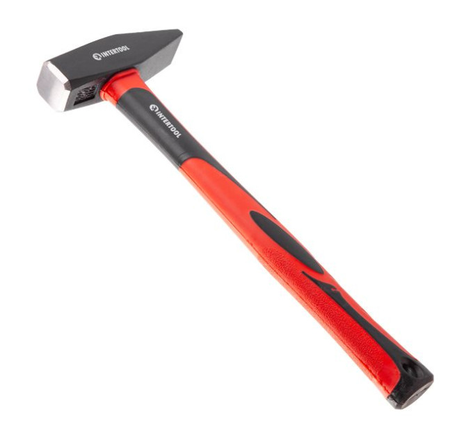 Молоток 800 г, ручка из фибергласса INTERTOOL HT-0208