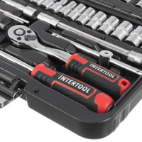 Набор инструментов 46 ед., STORM, 1/4", Cr-V INTERTOOL ET-8046
