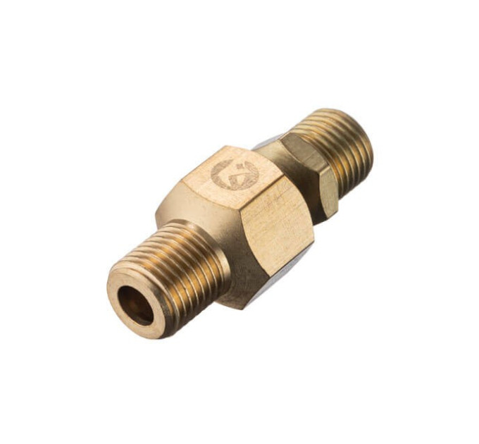 Шарнір поворотний, зовнішня різьба 1/4 "- 1/4", латунь, STORM INTERTOOL PT-2208