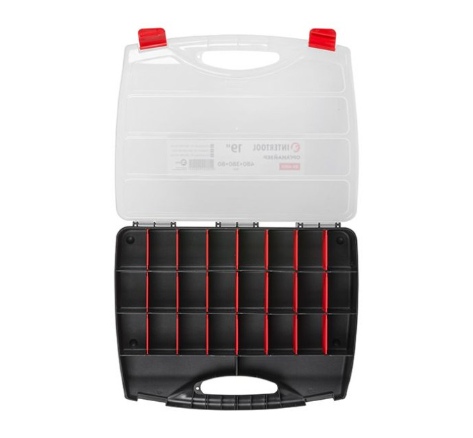 Органайзер 19" 480*380*80 мм INTERTOOL BX-4003