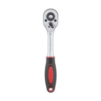 Рукоятка с храповым механизмом 3/8", 24 зуба, Cr-V INTERTOOL HT-2105