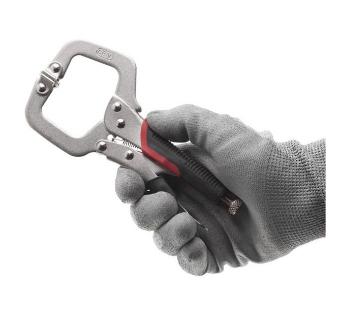 Клещи зажимные C-type 150 мм, Cr-V INTERTOOL UT-5205