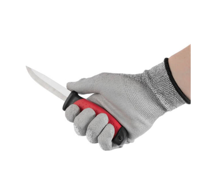 Ніж 100 мм, з чохлом, STORM INTERTOOL HT-0536