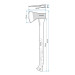 Топор 1000 г, ручка из фибергласса INTERTOOL HT-0263