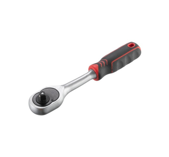 Рукоятка с храповым механизмом 1/4", 45 зубов, Cr-V INTERTOOL HT-2117