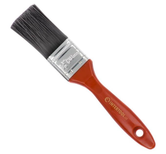 Кисть флейцевая "Лакра", 38*14*57 мм, пластиковая ручка INTERTOOL KT-1436