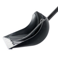 Лопата для прибирання снігу 505 * 340мм з ручкою 960мм INTERTOOL FT-2022