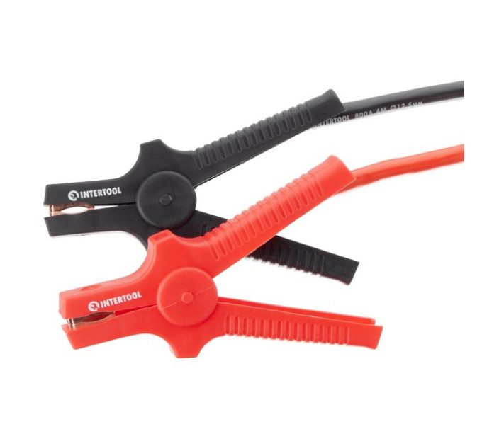 Пускові дроти 800 А, 4 м, до -40°C, чохол INTERTOOL AT-3050