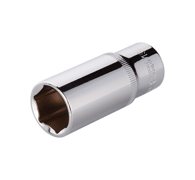 Головка шестигранная удлиненная STORM 3/8", 19 мм, Cr-V INTERTOOL ET-0429