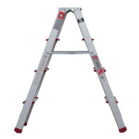 Стременка алюминиевая двухсторонняя, 4 ступеньки, высота 0,8 м INTERTOOL LT-1104