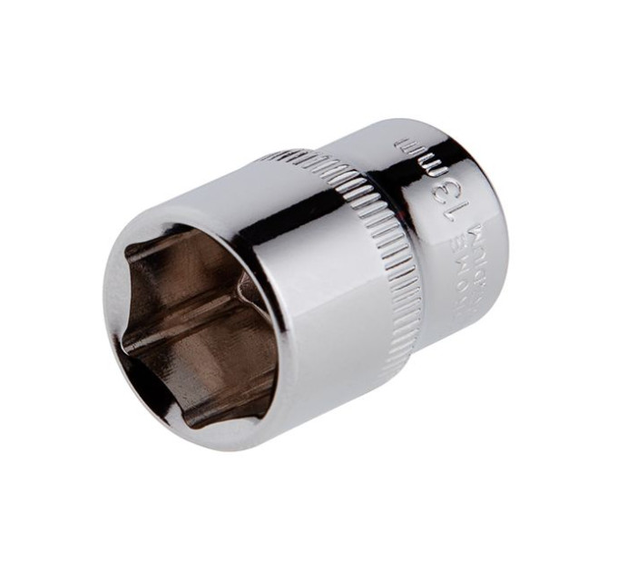 Головка шестигранная STORM 1/4", 13 мм, Cr-V INTERTOOL ET-0443