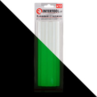 комплект стержней клеевых флуоресцентных 11,2*200 мм, 12 ед. INTERTOOL RT-1038