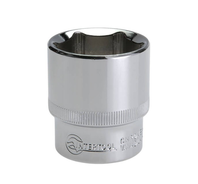 Головка шестигранная STORM 1/2", 30 мм, Cr-V INTERTOOL ET-0030