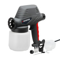 Краска пульт электрический 110 Вт, форсунка 0.8 мм, бачок 0.8 л, 300 мл/мин. INTERTOOL DT-5012