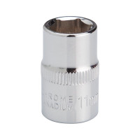 Головка шестигранная STORM 3/8", 11 мм, Cr-V INTERTOOL ET-0411
