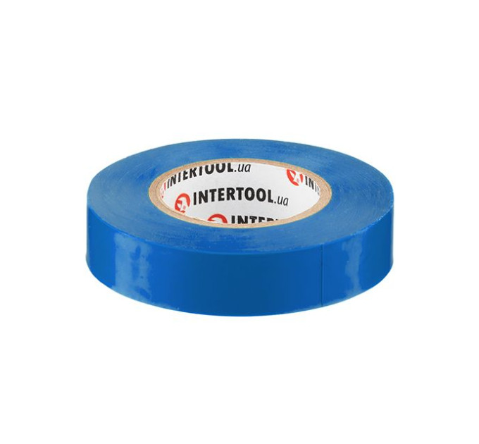 Лента изоляционная 20 м, 17*0.15 мм, синяя INTERTOOL IT-0020