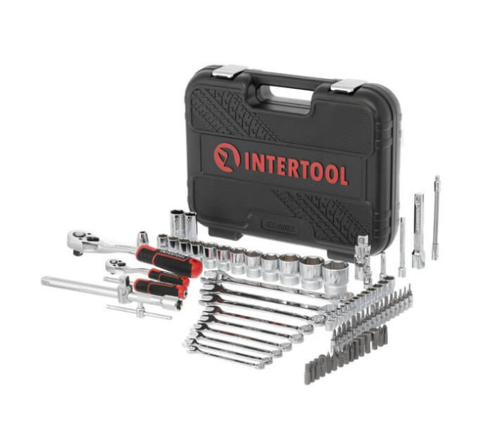 Набор инструментов 82 ед., STORM, 1/2", 1/4", Cr-V INTERTOOL ET-8082