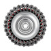 Щітка чашкова 150 мм, для КШМ, М14 (пучки крученого дроту) INTERTOOL BT-2150