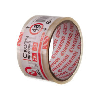 Скотч прозорий 25 м, 48 мм, 44 мкм INTERTOOL KT-0901