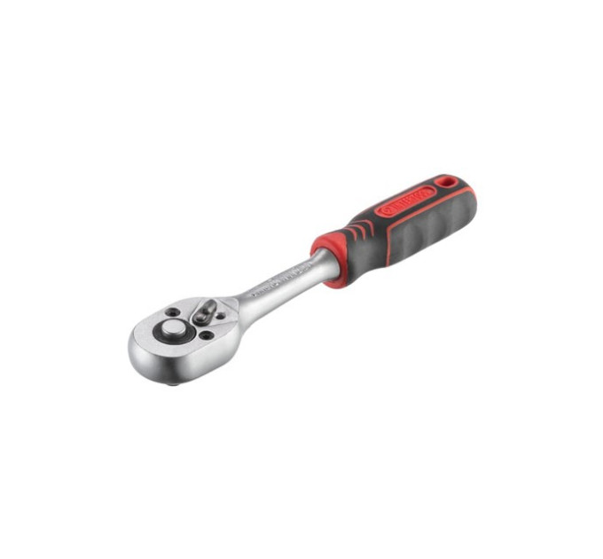 Рукоятка с храповым механизмом 1/4", 45 зубов, Cr-V INTERTOOL HT-2117