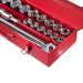 Набор инструментов 3/4", 20 ед., металлический кейс INTERTOOL ET-6024